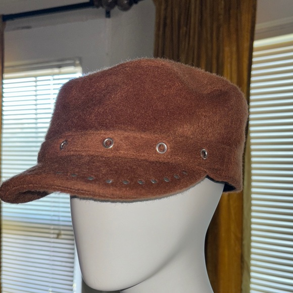 Urban Outfitters Rust Brown Wool Cadet Hat - Picture 3 of 6